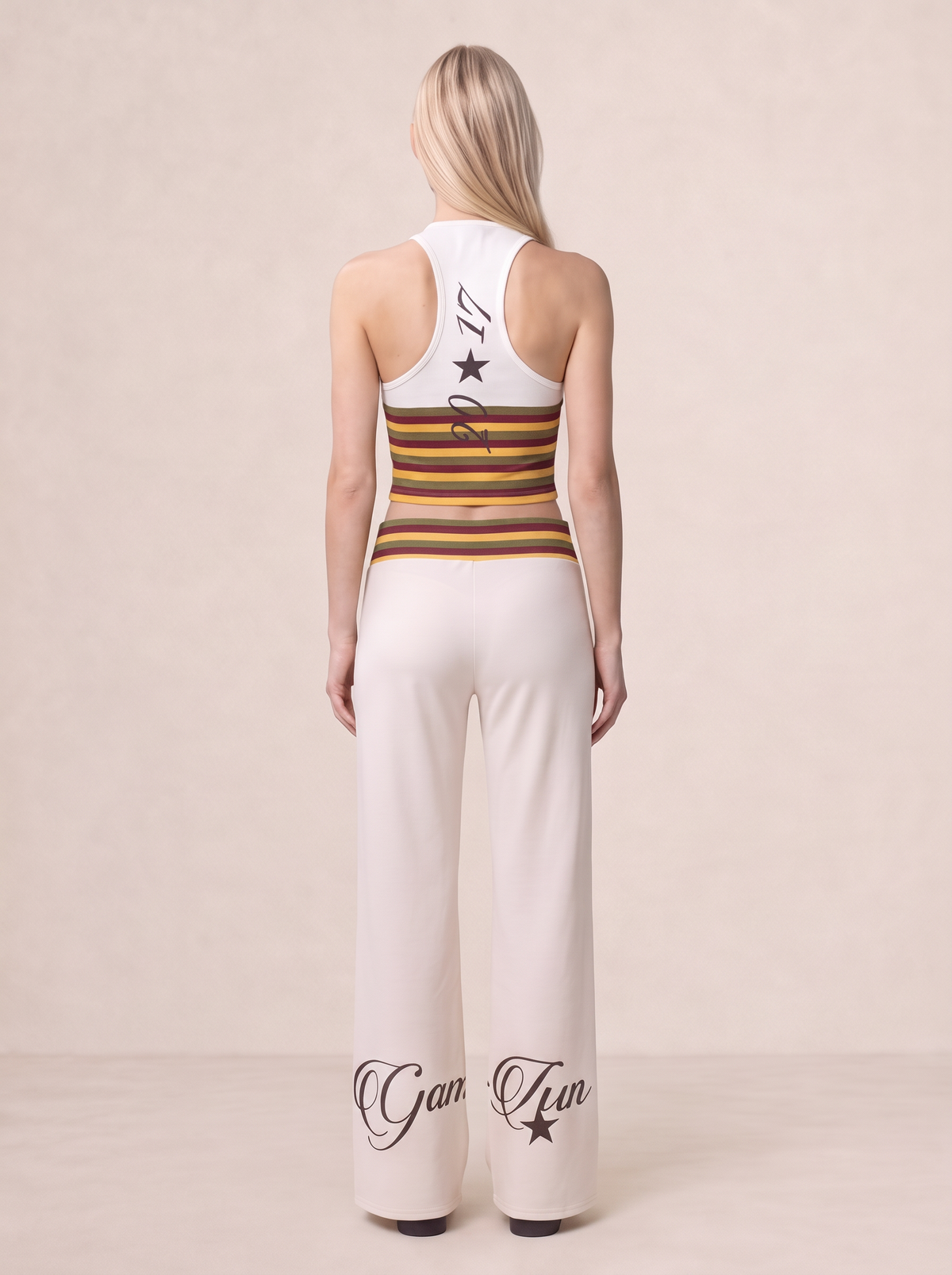 Striped Flare Set