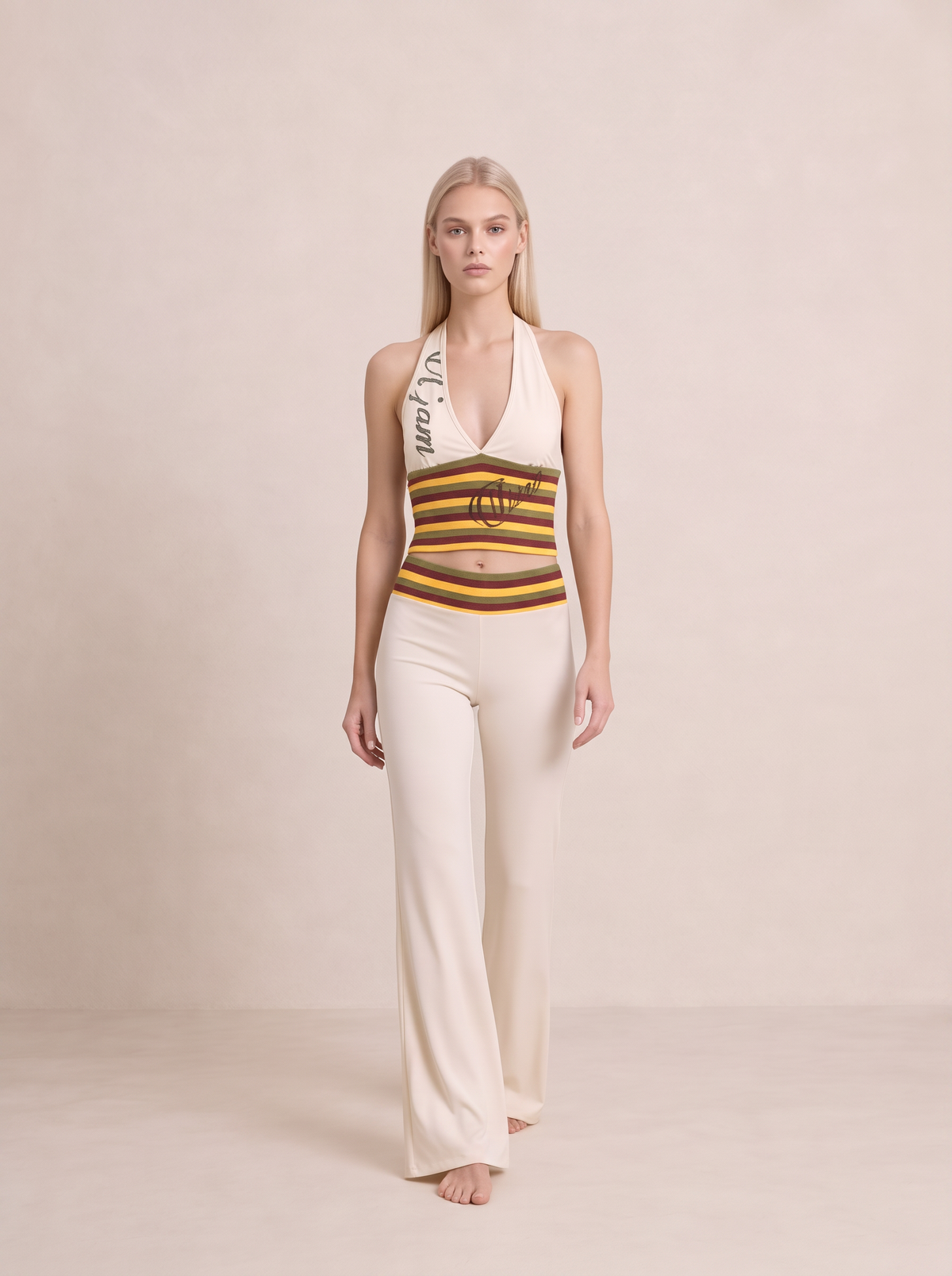 Striped Flare Set