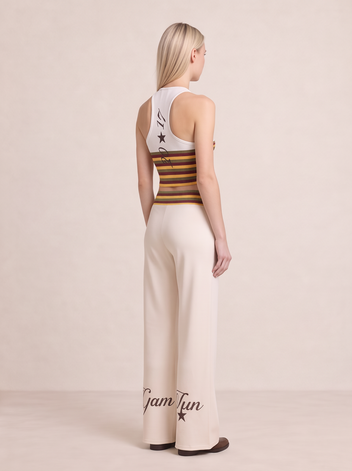 Striped Flare Set