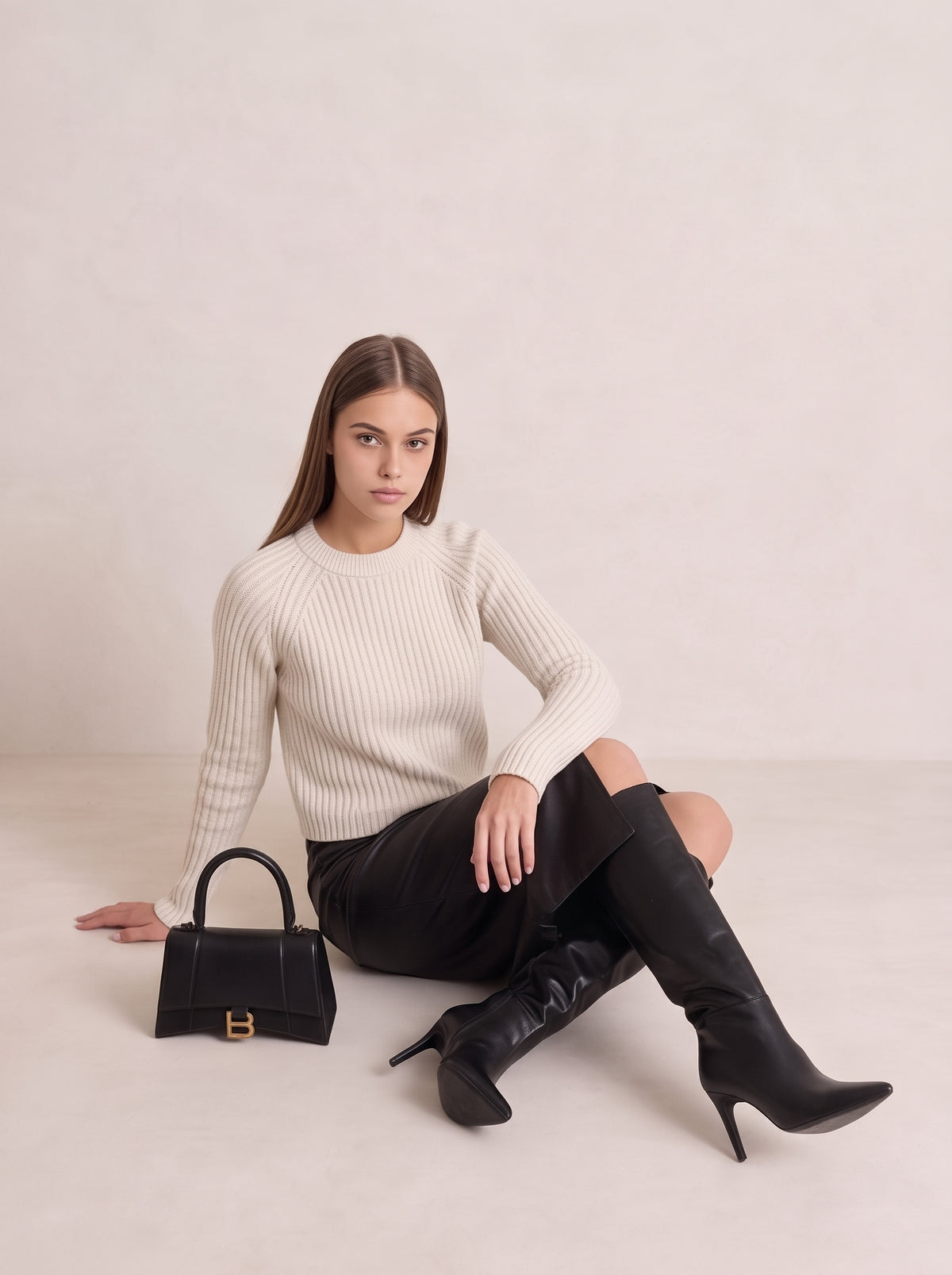Faux Leather mid-length