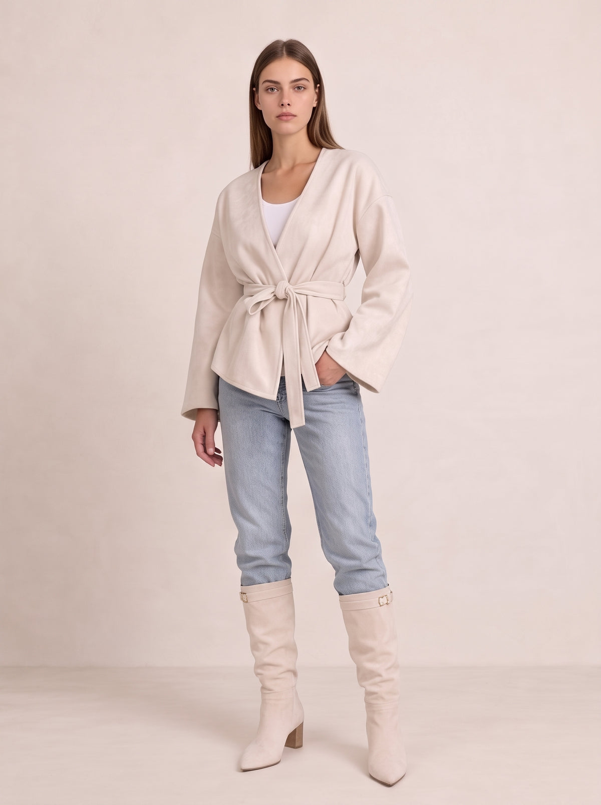 Belted Wrap Jacket