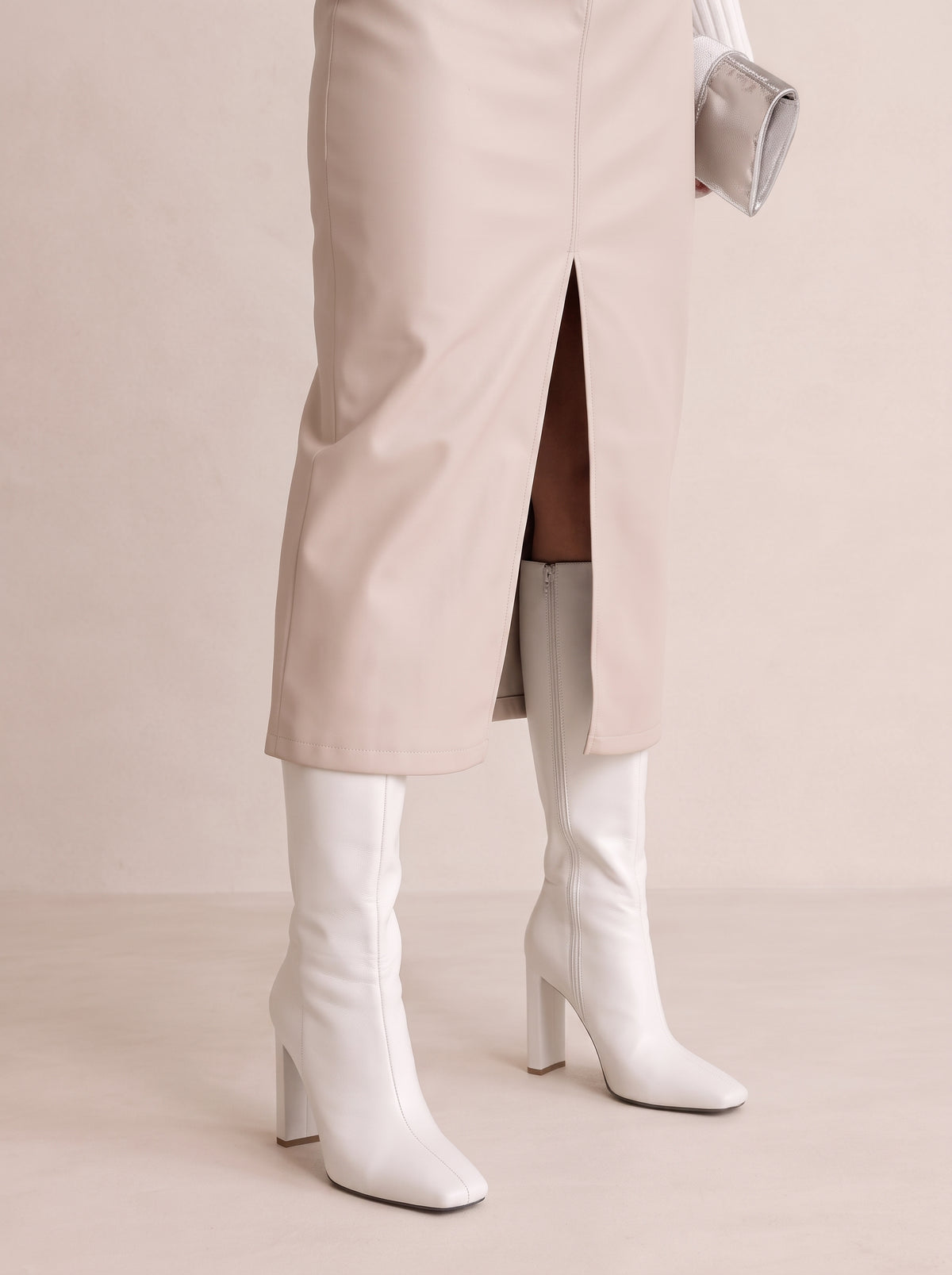 Faux Leather mid-length
