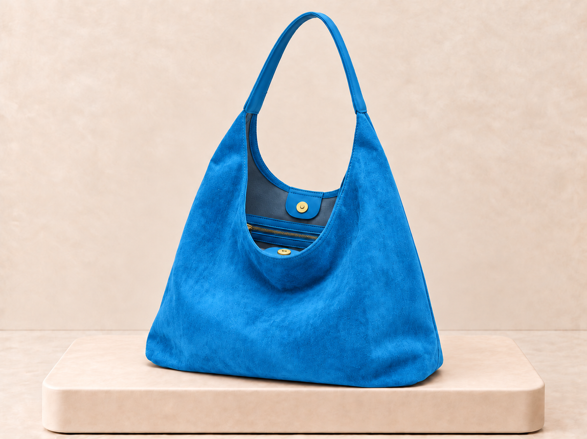 Suede Hobo Bag