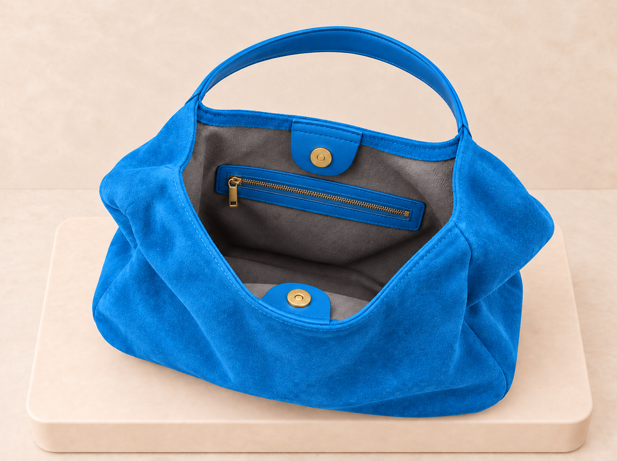 Suede Hobo Bag