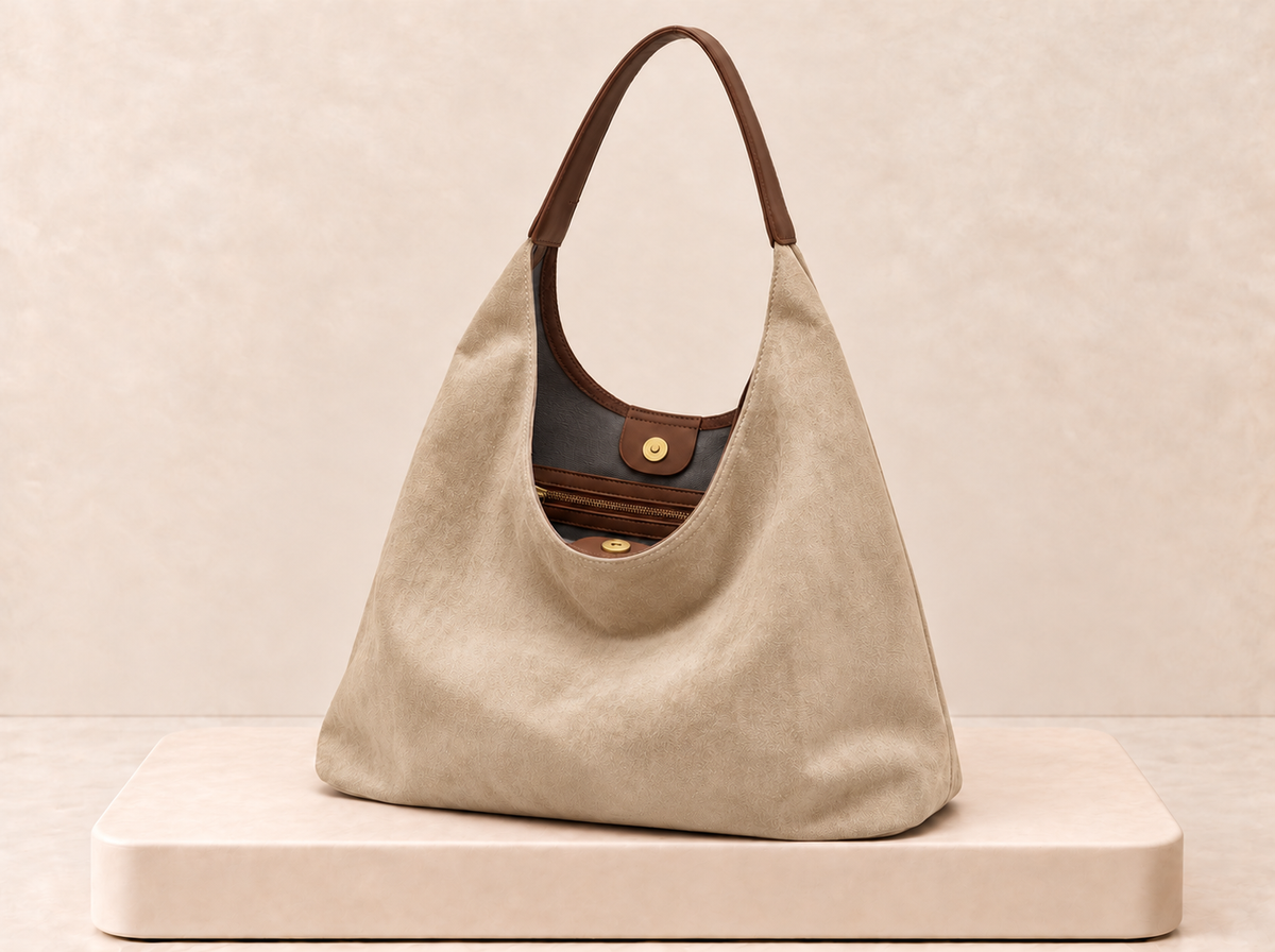 Suede Hobo Bag