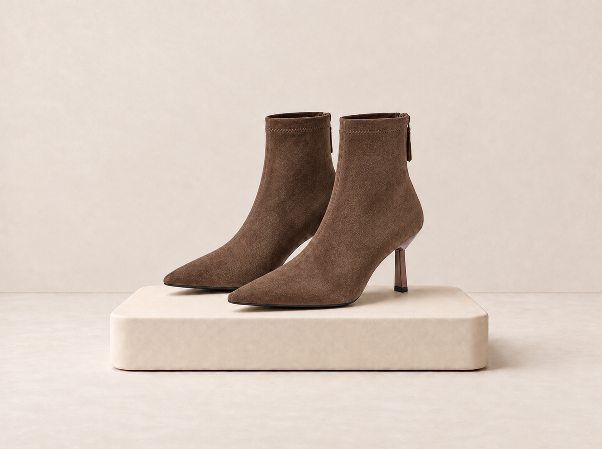 Pointed Stiletto Ankle Boots