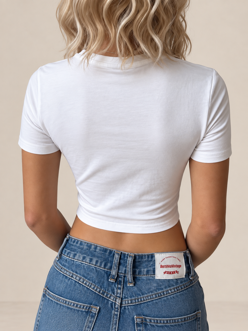 T-Shirt mit Kirschdruck