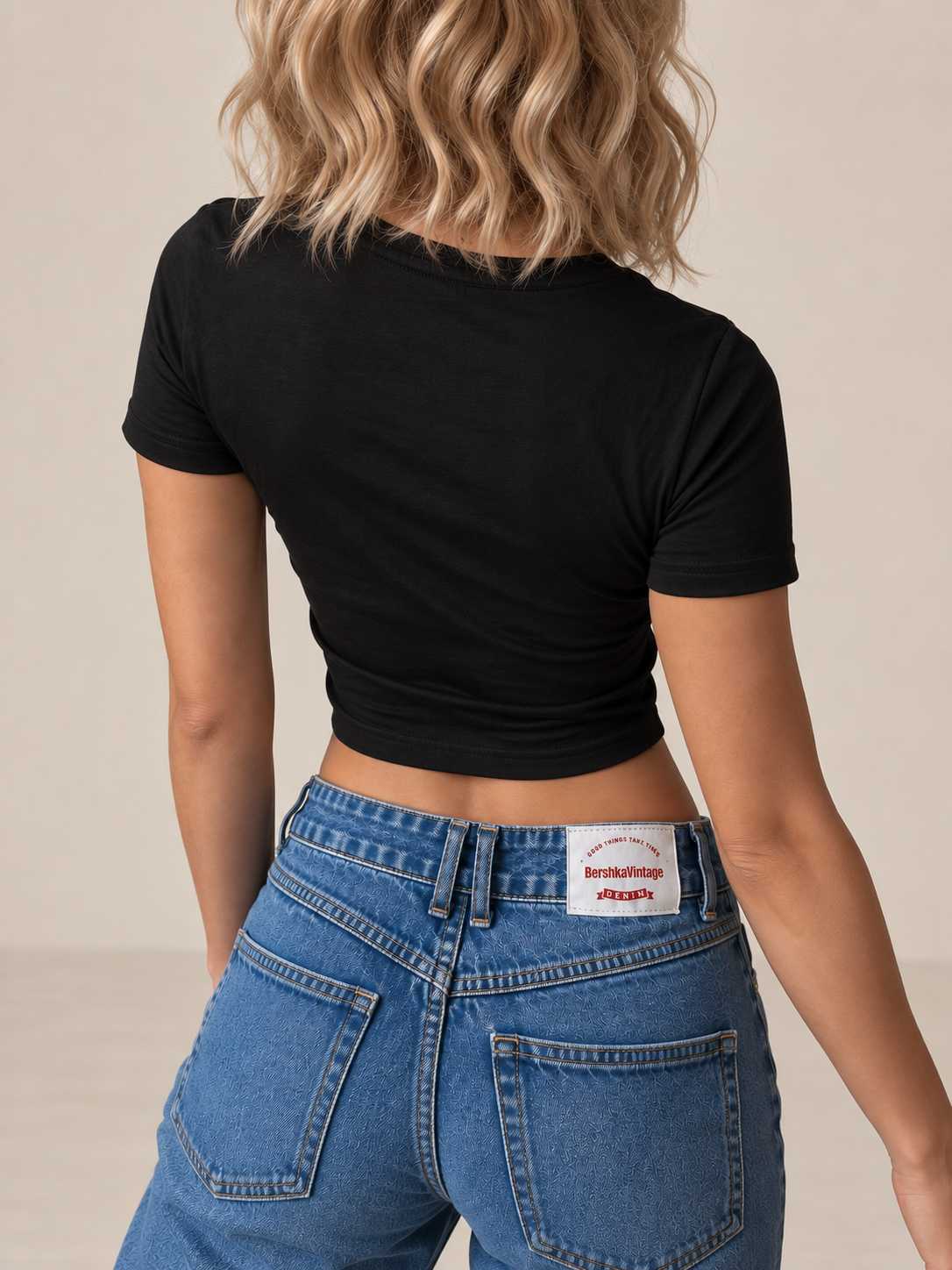 T-Shirt mit Kirschdruck