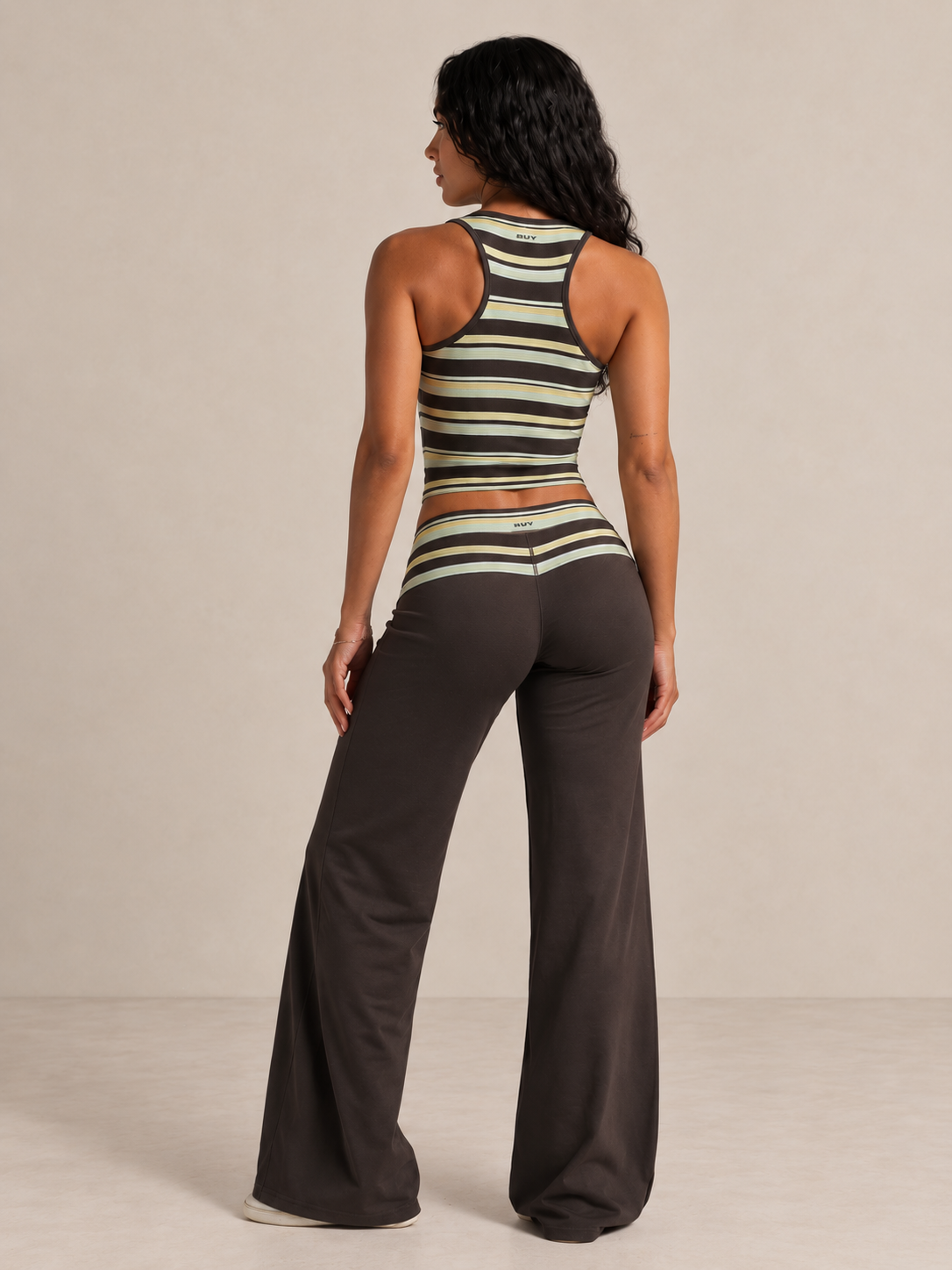 Streifen-Tanktop-Set