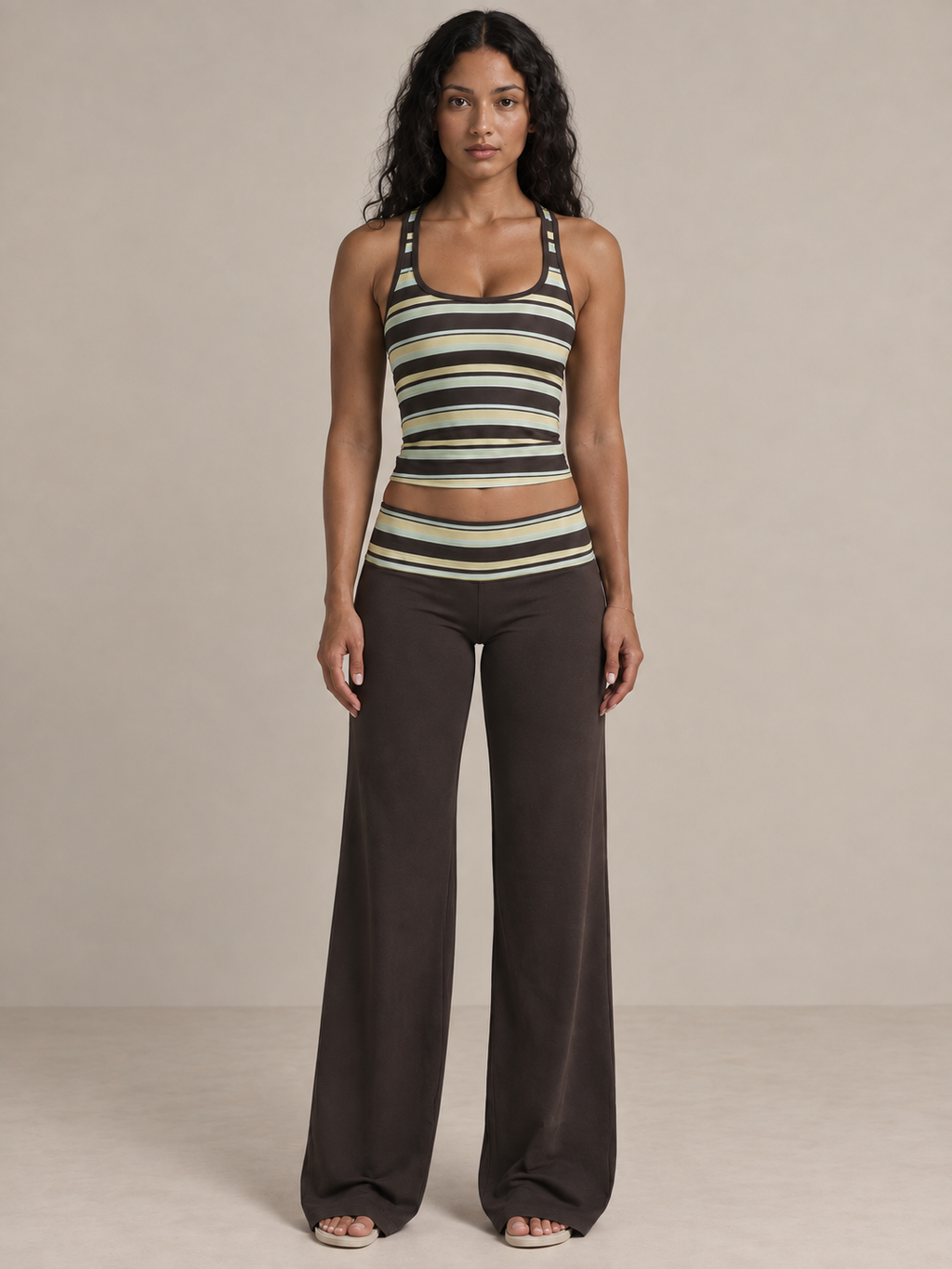 Streifen-Tanktop-Set