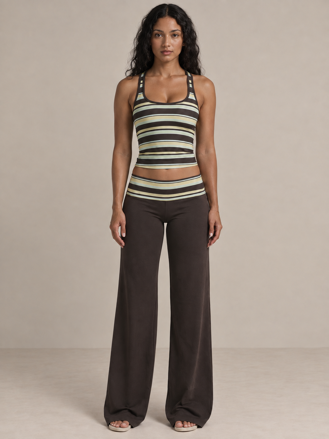 Streifen-Tanktop-Set