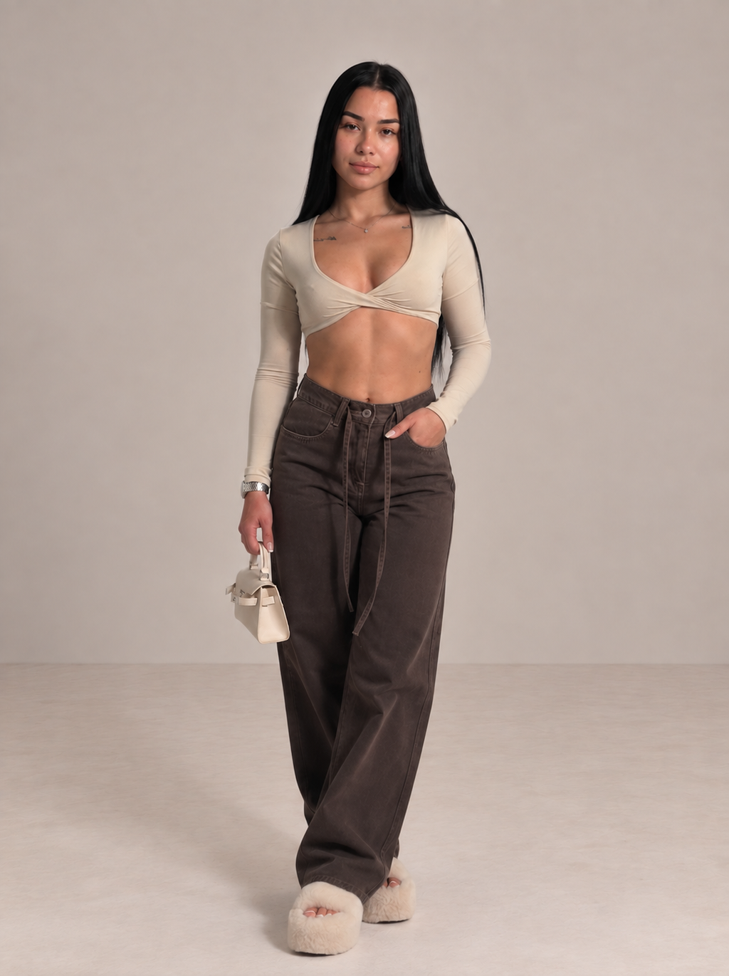 High Waist Wide Leg Jeans