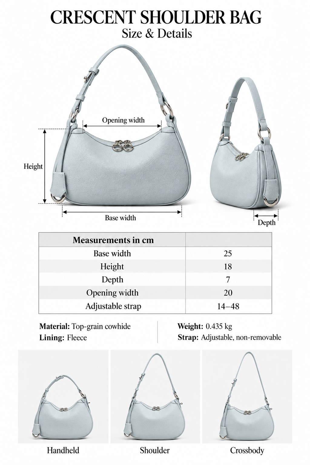 Crescent Shoulder Bag
