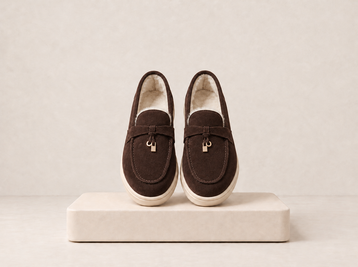 Suede Tassel Loafers