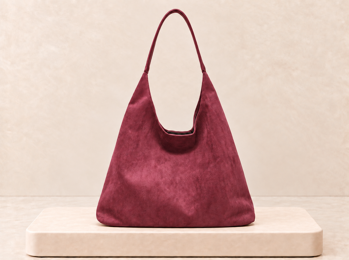 Suede Hobo Bag