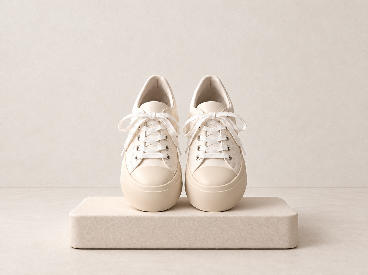 Platform Lace-Up Sneakers