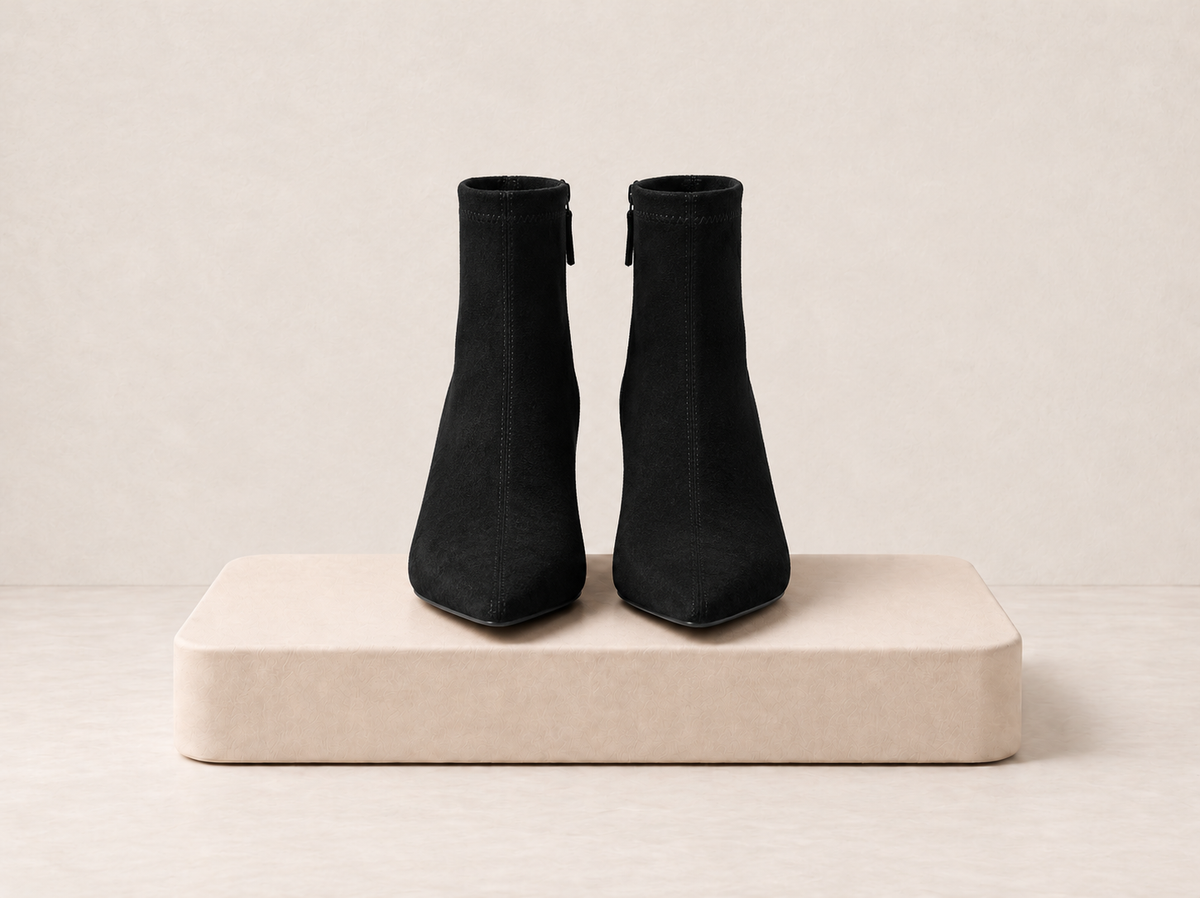Pointed Stiletto Ankle Boots