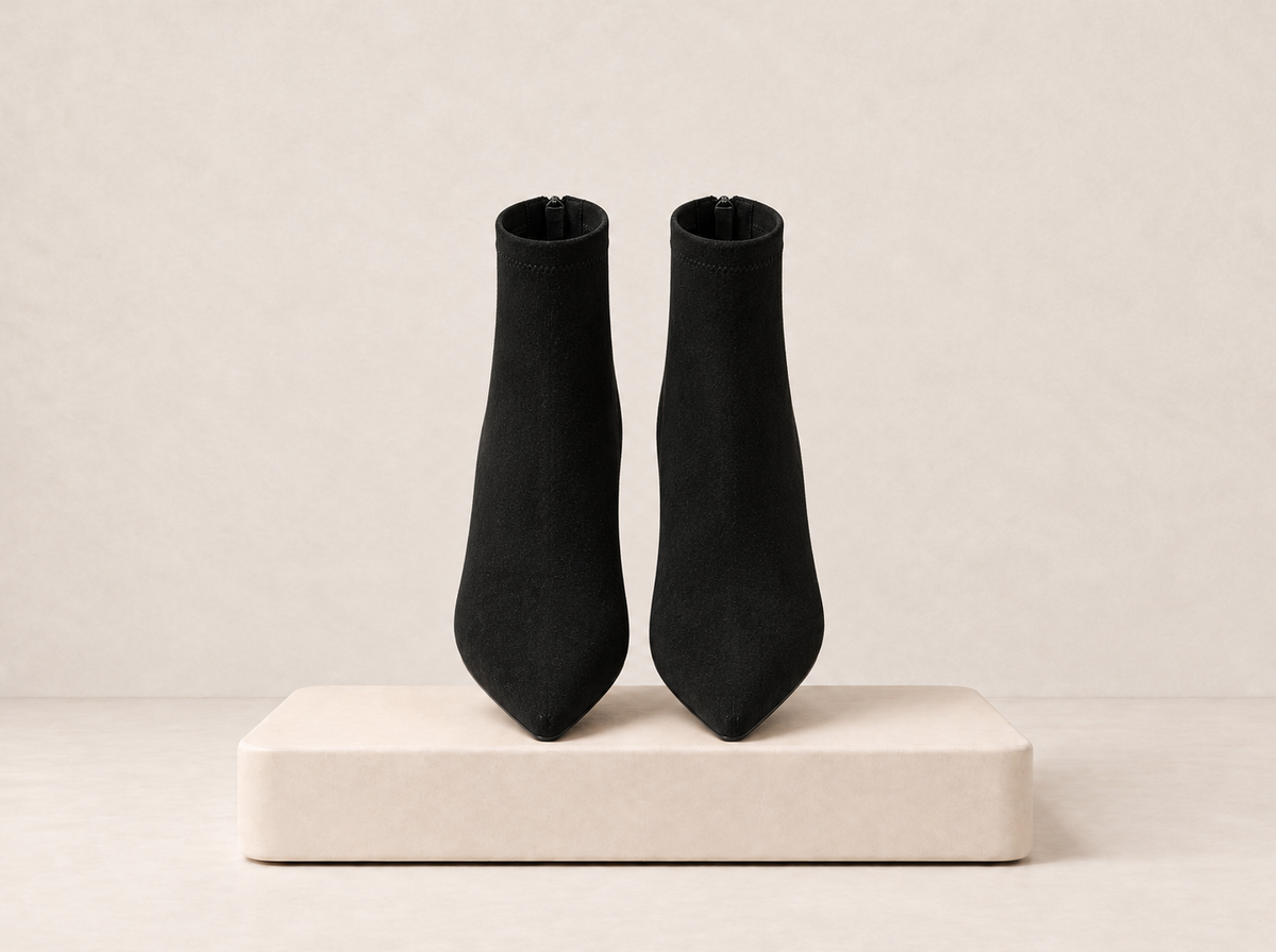 Pointed Stiletto Ankle Boots