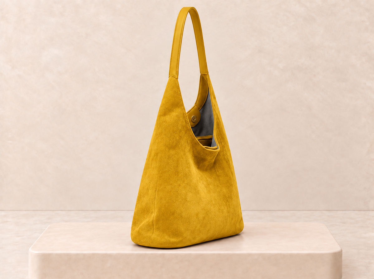 Suede Hobo Bag