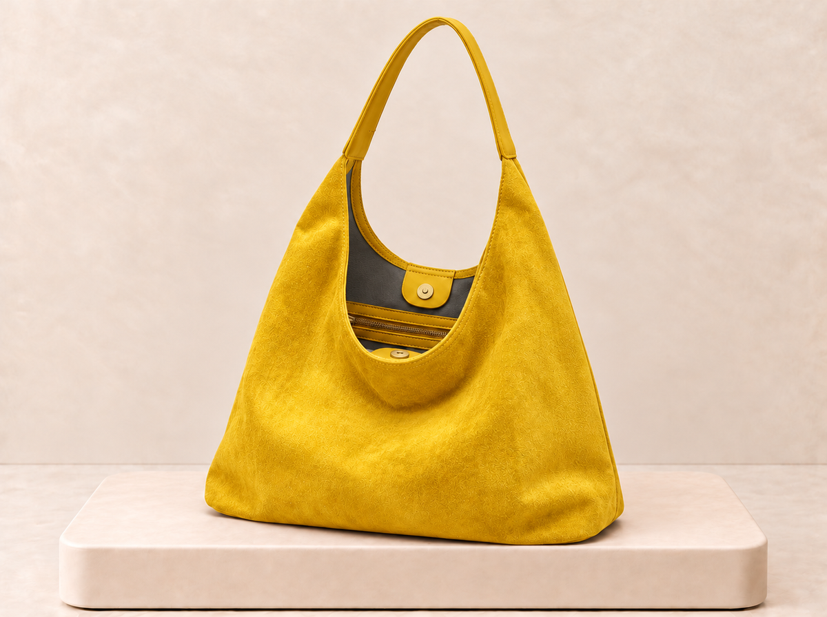 Suede Hobo Bag