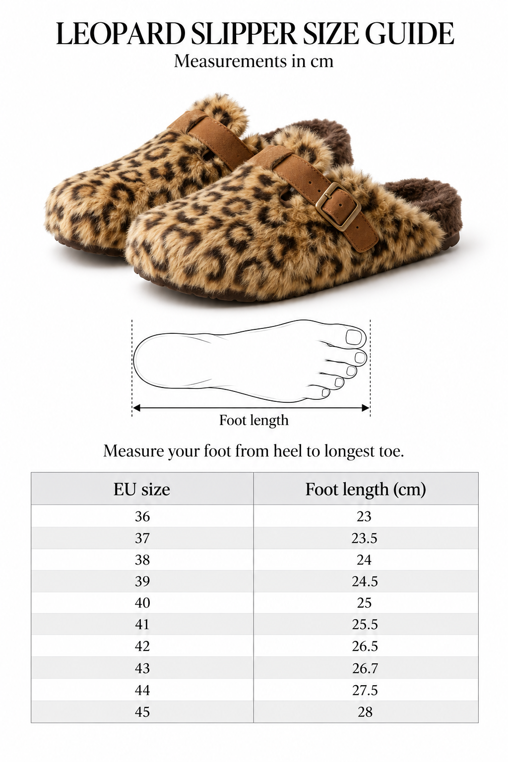 Leopard Slipper