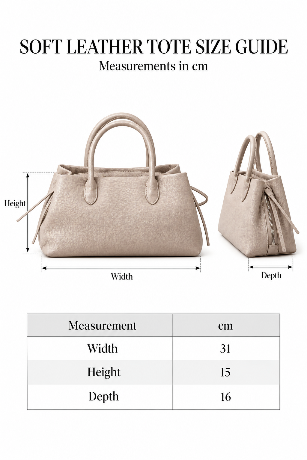 Soft Leather Tote