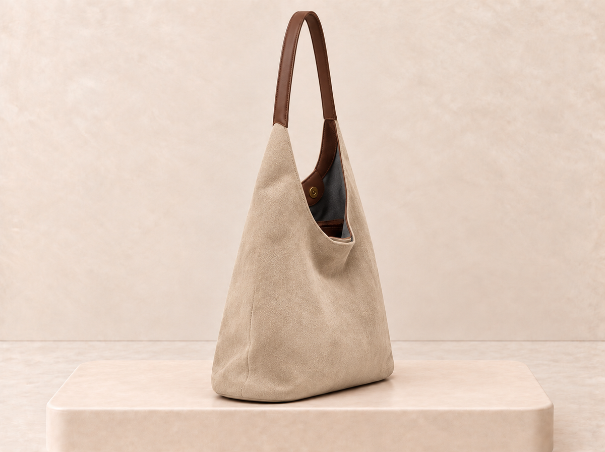 Suede Hobo Bag