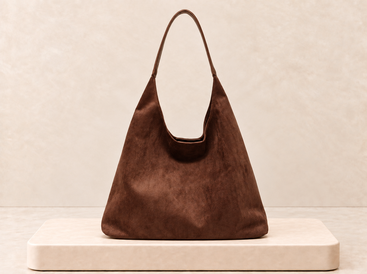Suede Hobo Bag