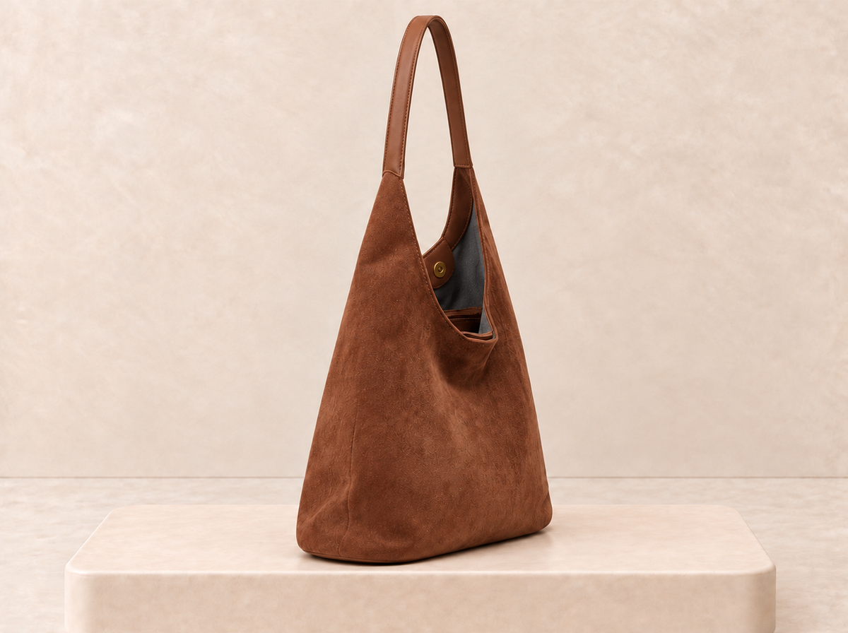 Suede Hobo Bag