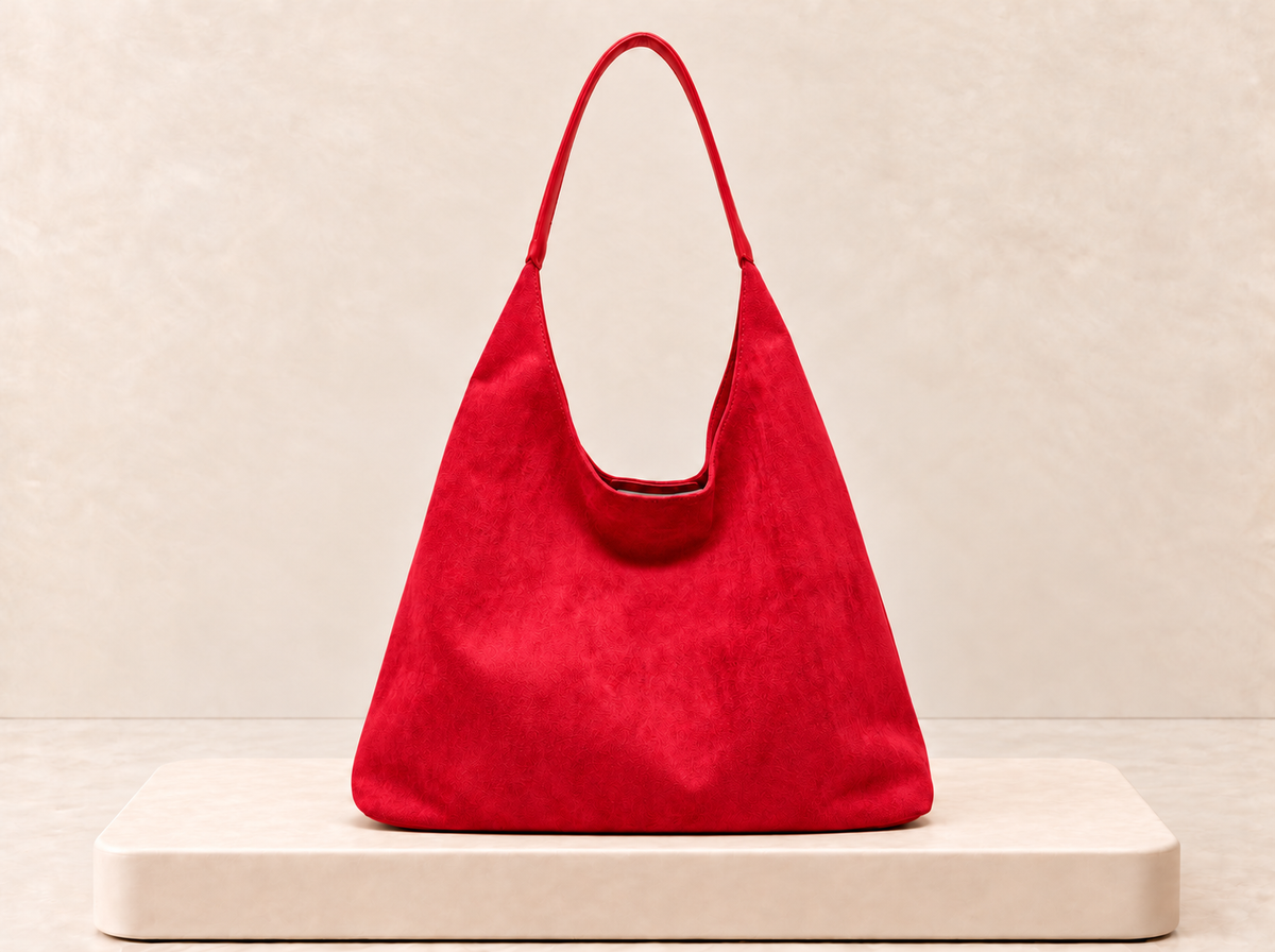 Suede Hobo Bag