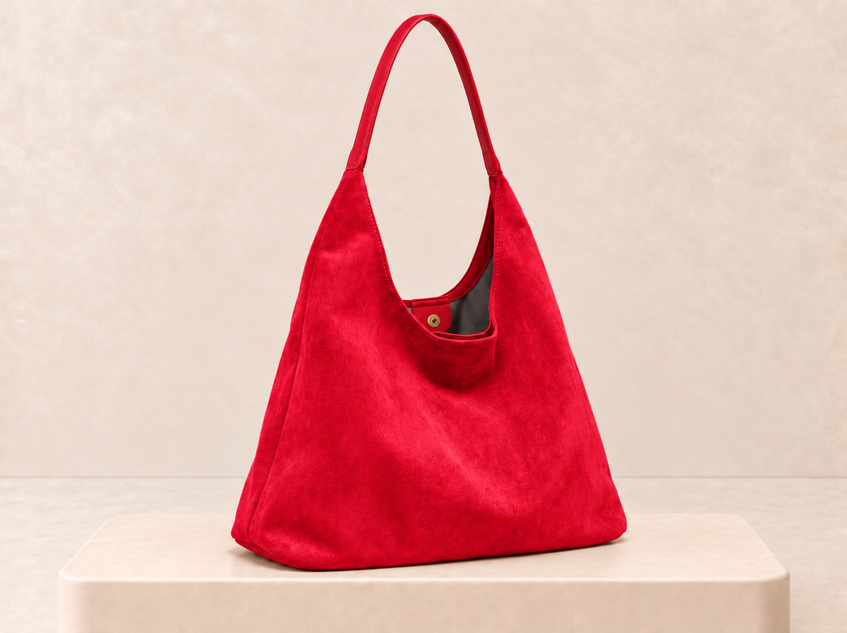 Suede Hobo Bag