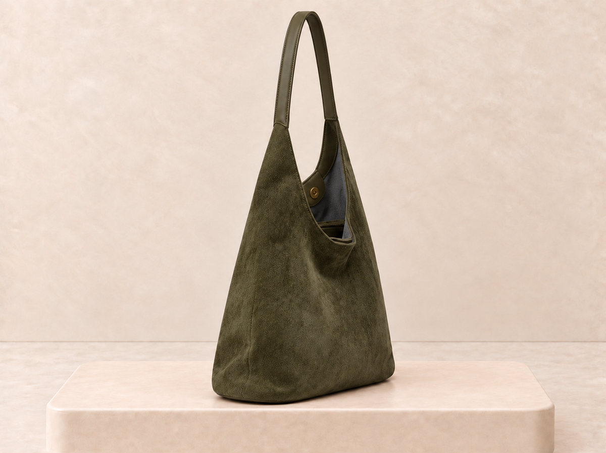 Suede Hobo Bag