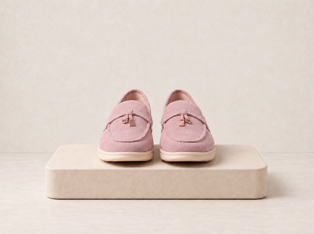Suede Tassel Loafers