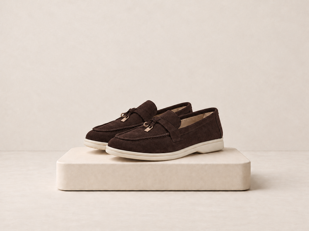 Suede Tassel Loafers