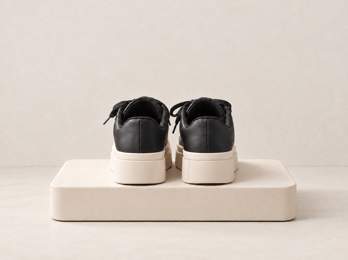 Platform Lace-Up Sneakers