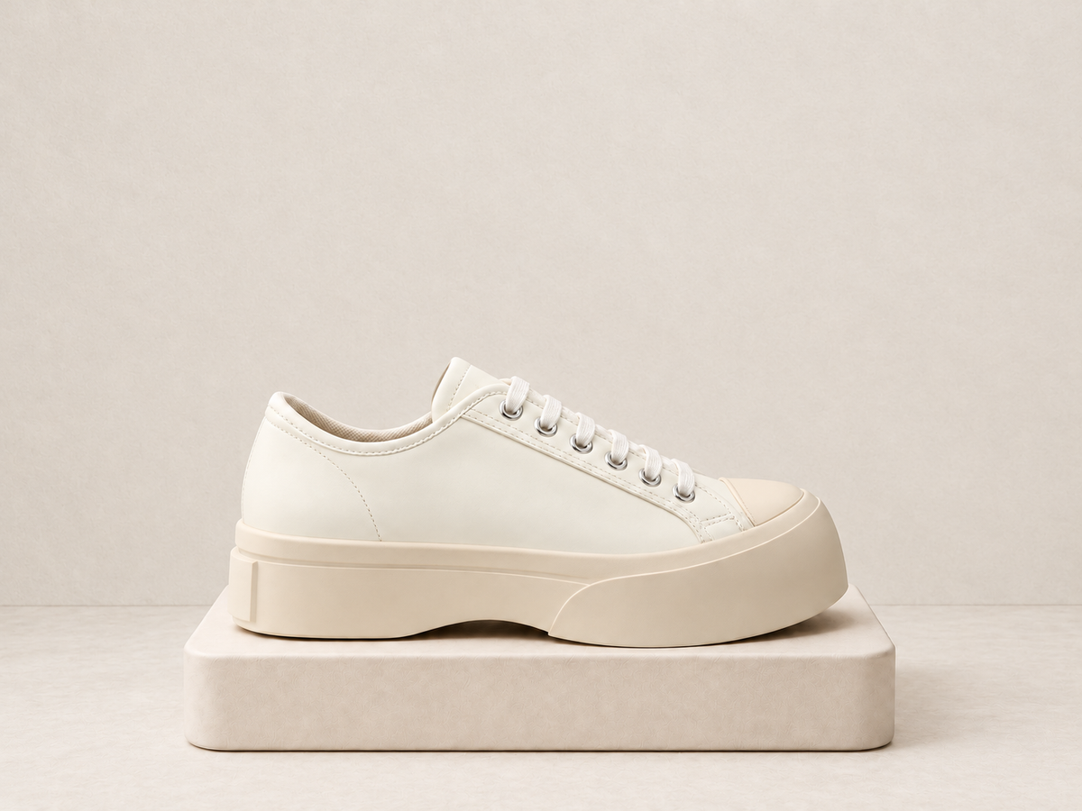 Platform Lace-Up Sneakers