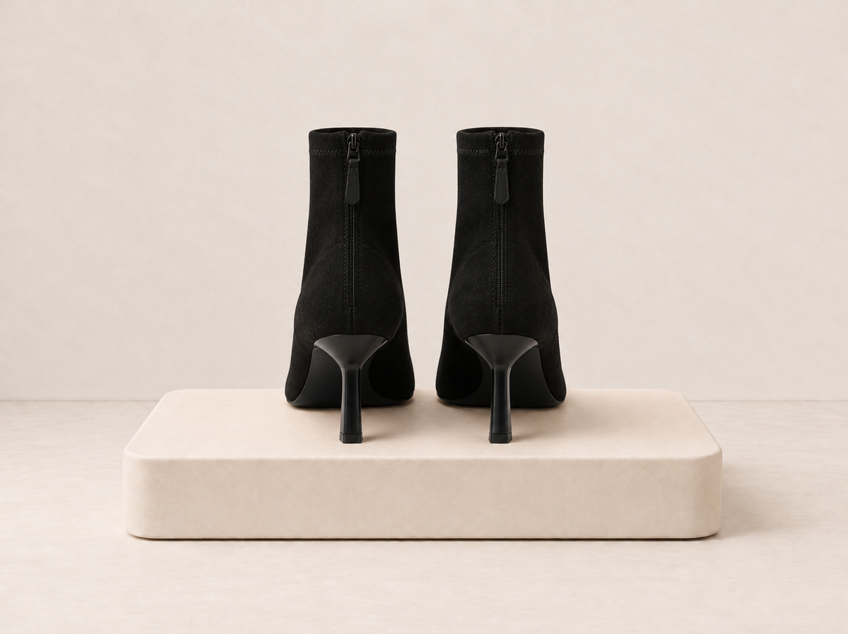 Pointed Stiletto Ankle Boots