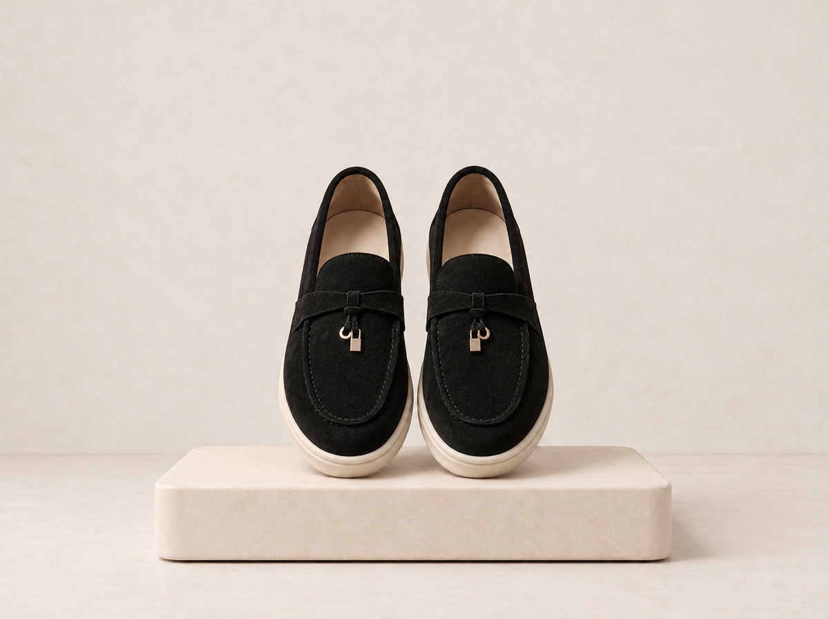 Suede Tassel Loafers
