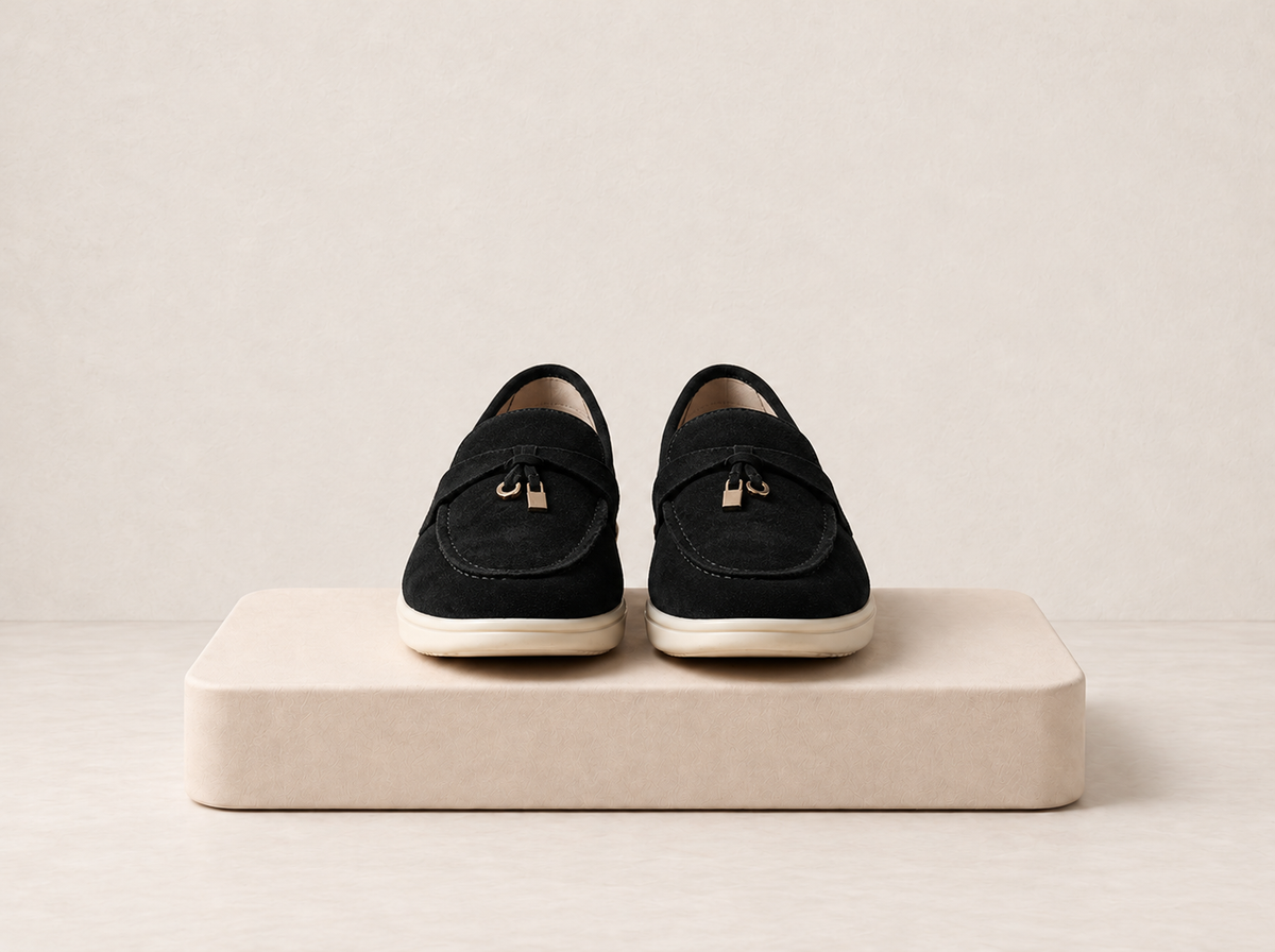 Suede Tassel Loafers