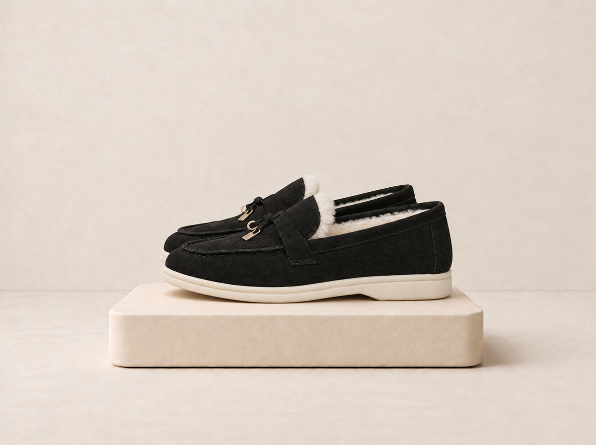Suede Tassel Loafers
