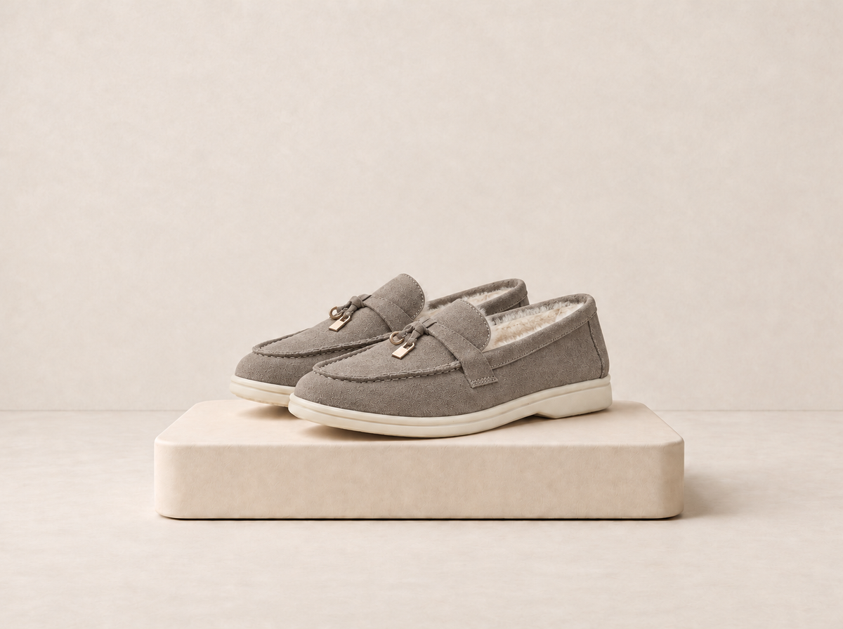 Suede Tassel Loafers