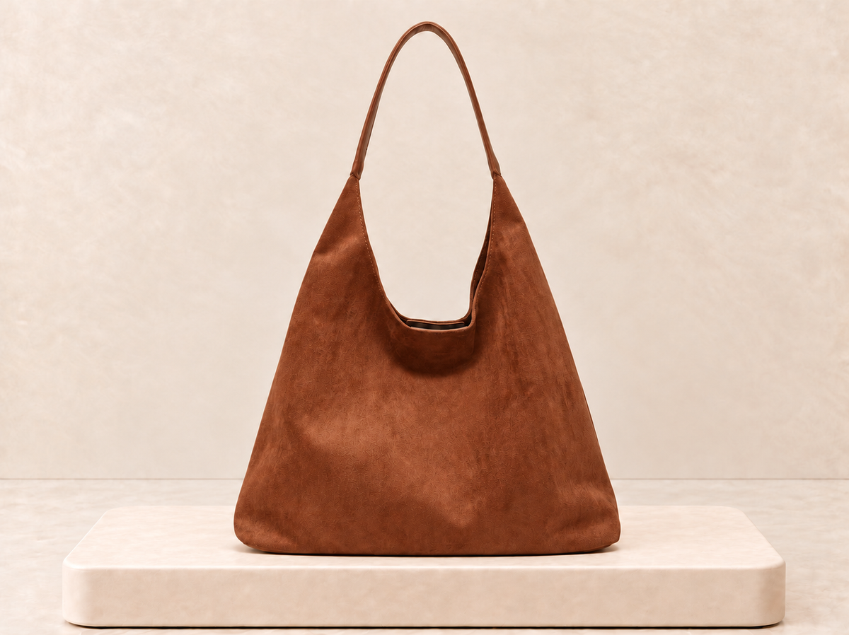 Suede Hobo Bag