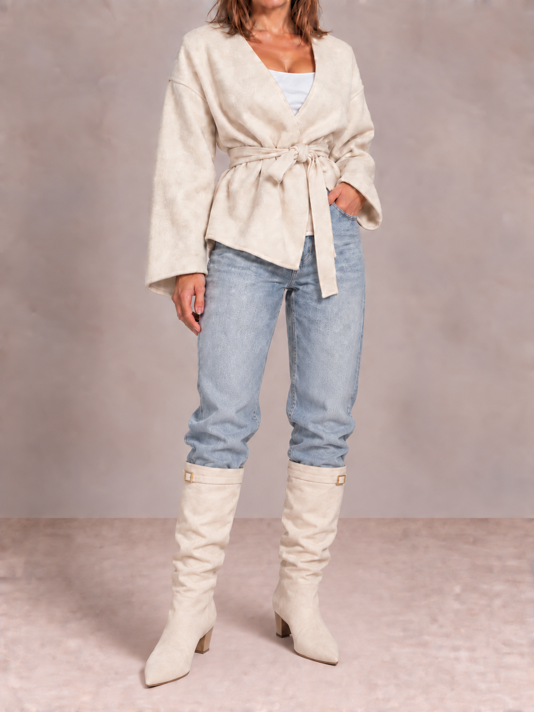 Belted Wrap Jacket