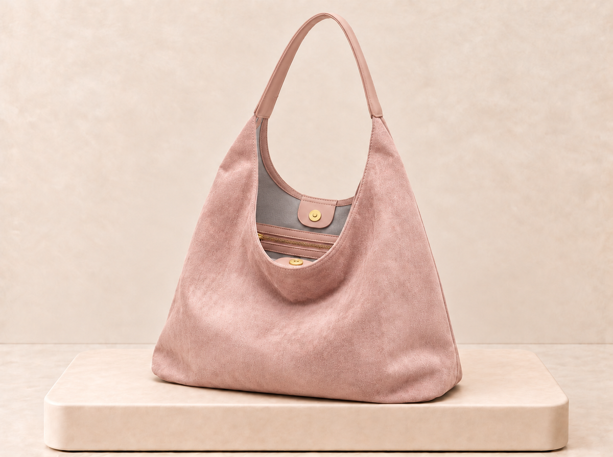 Suede Hobo Bag