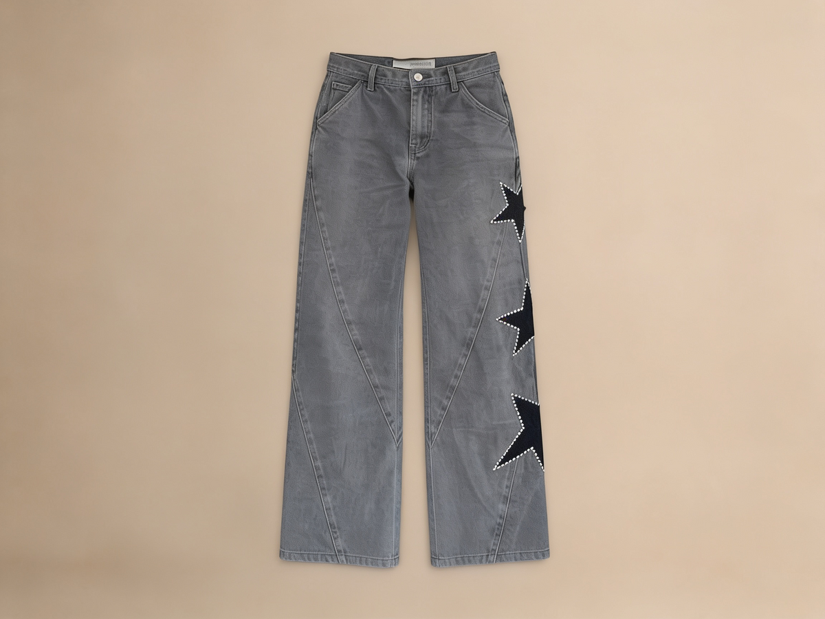 Star Print Jeans