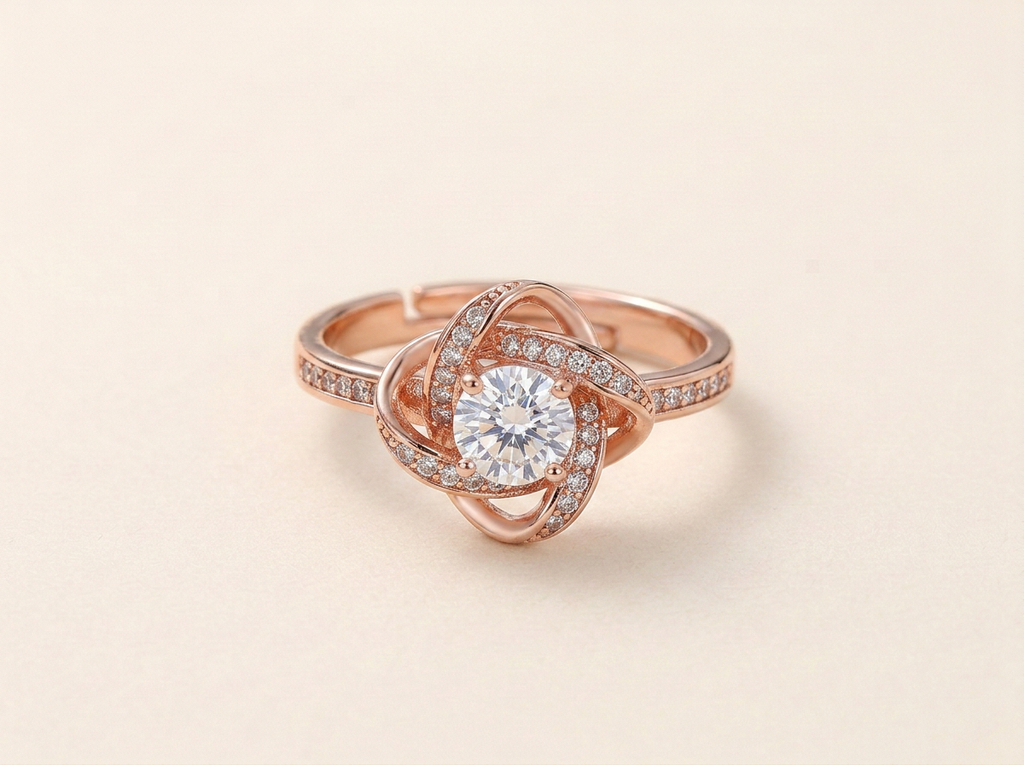 Twist Stone Ring