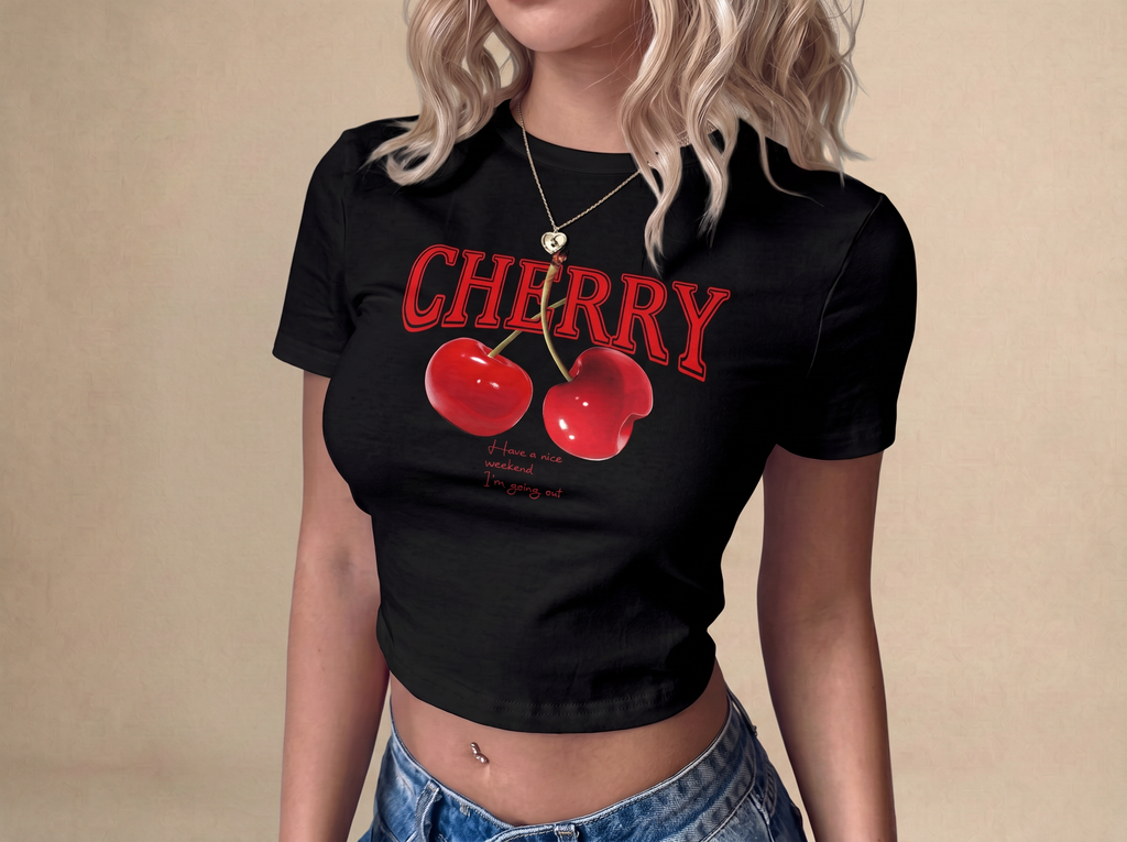 Cherry Print Tee