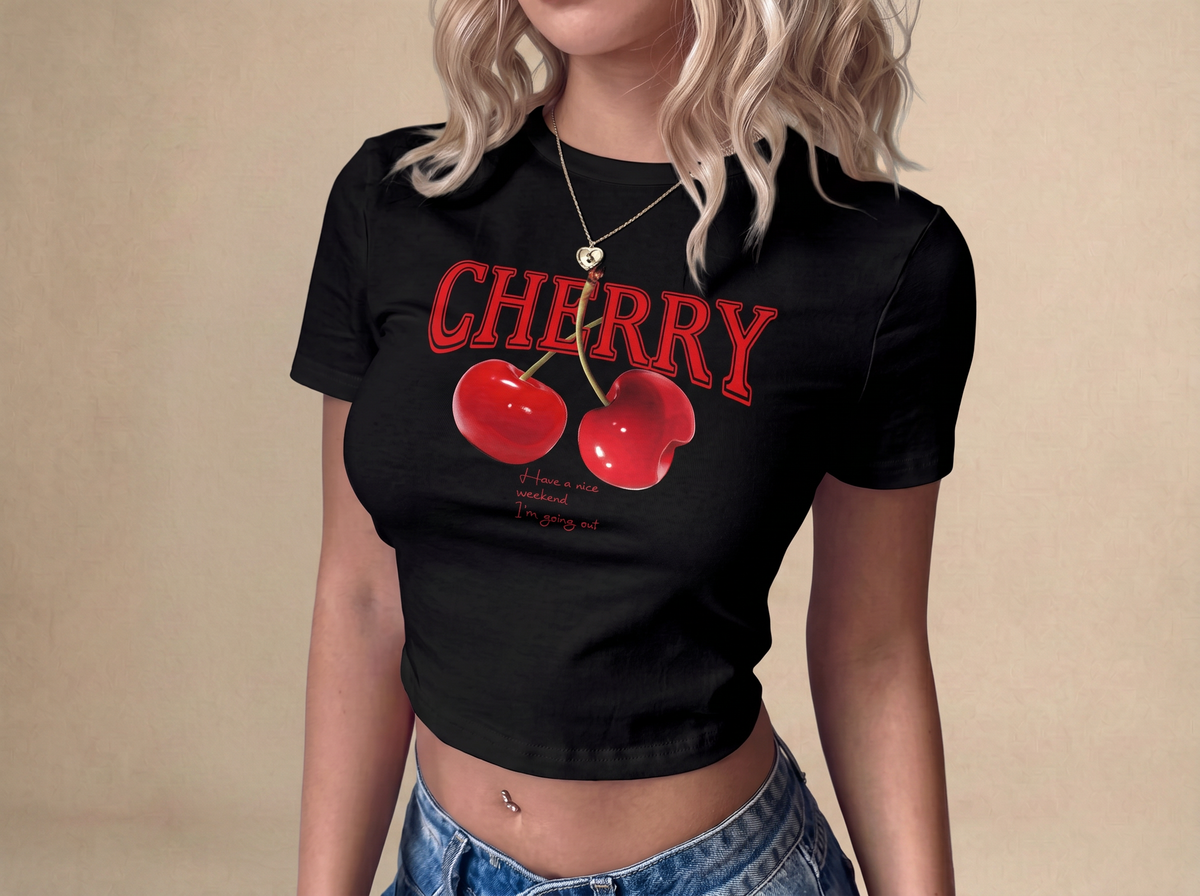 Cherry Print Tee