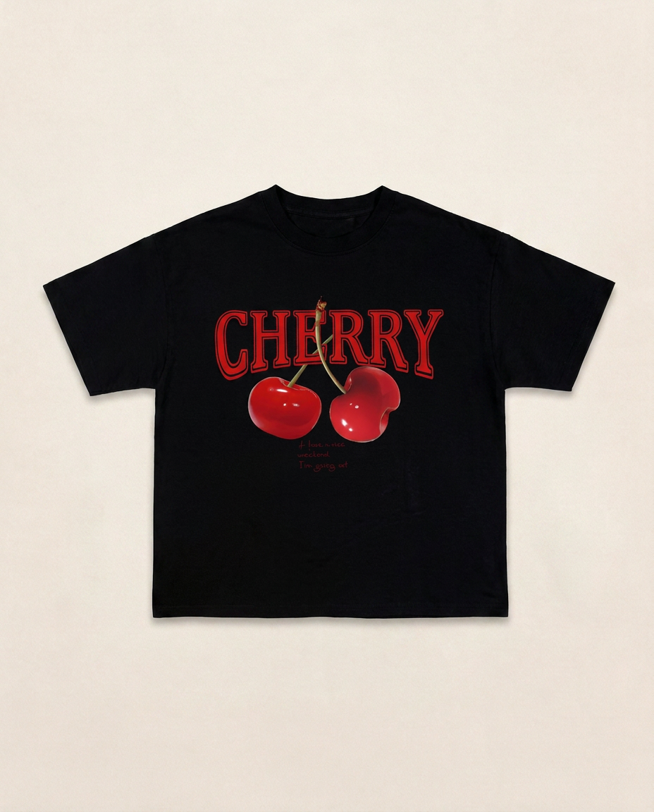Cherry Print Tee