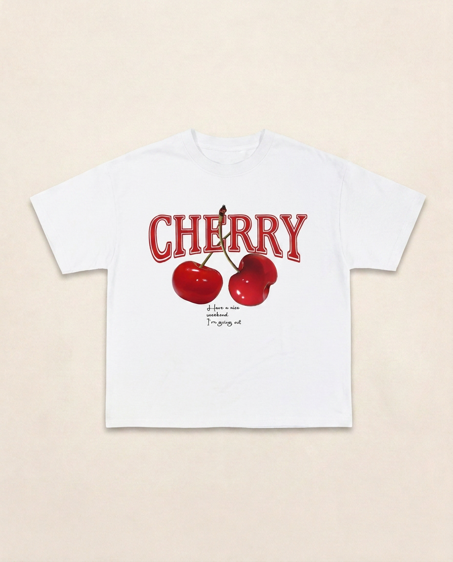 Cherry Print Tee